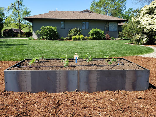 How To Irrigate a Corten Steel Planter Bed