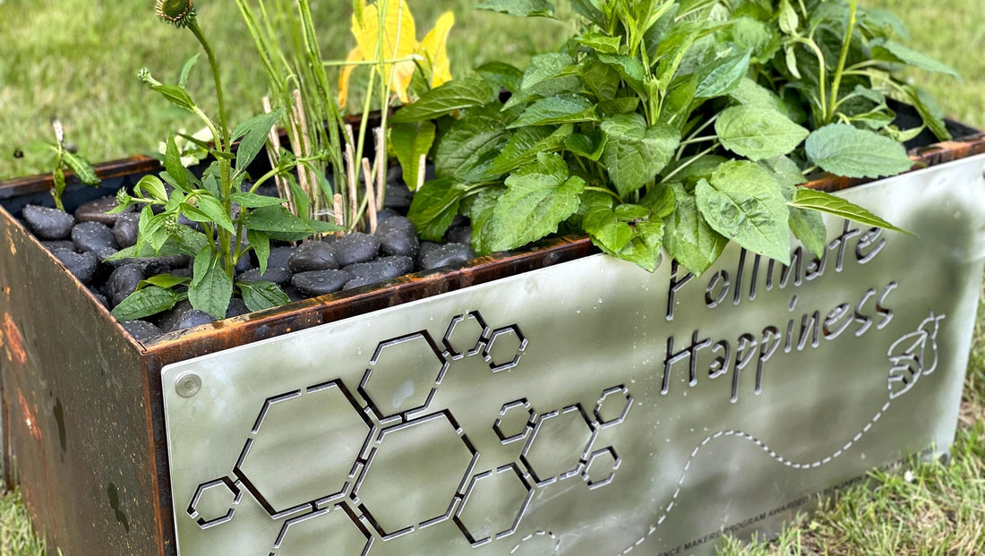 Community pollinator planters