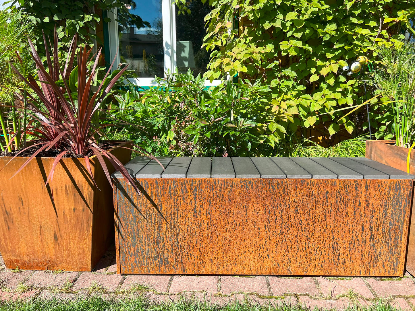 Nice Corten Planter Bench