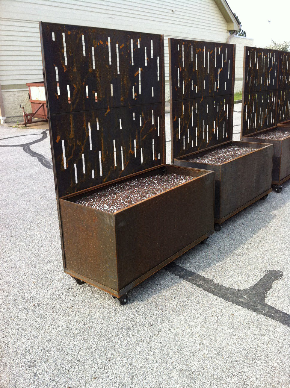 Corten Screen Trough