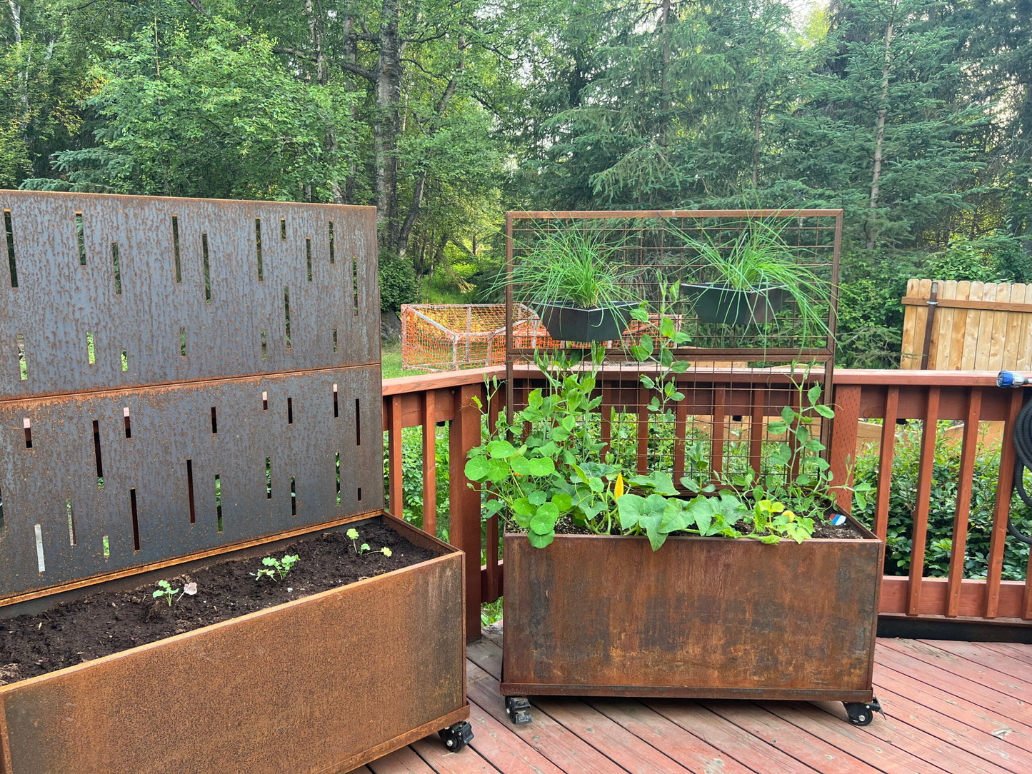 Corten Screen Trough