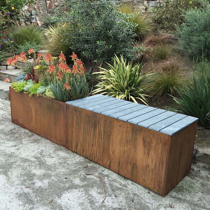 Nice Corten Planter Bench